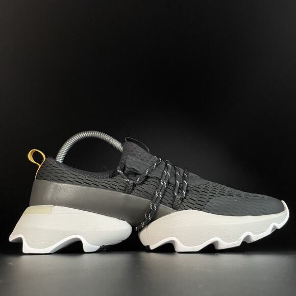 Sorel Kinetic Impact Women’s 10 Black White Lace Running Sneakers Athletic Shoes - Picture 5 of 9